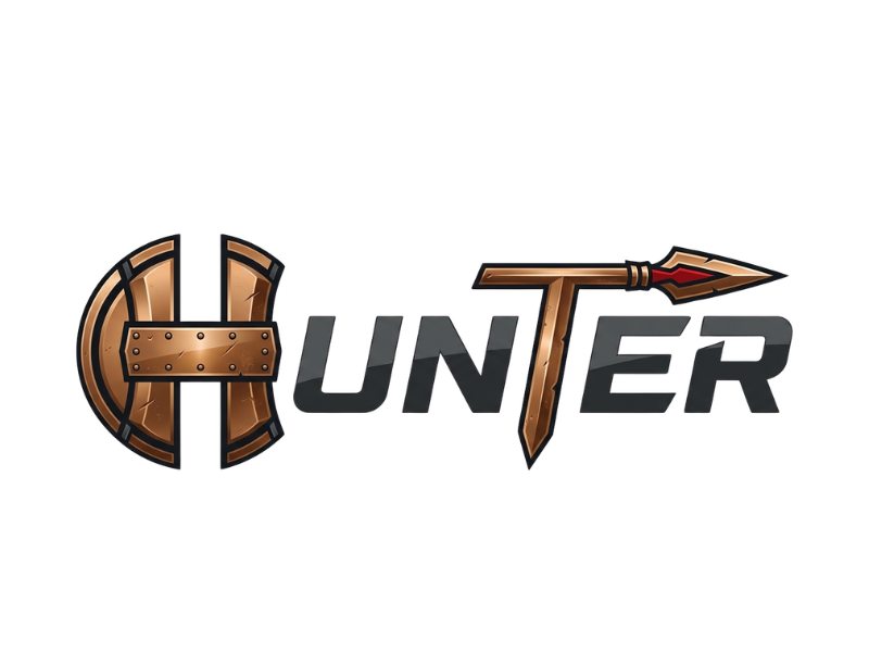 Hunter logo design by Hadisk