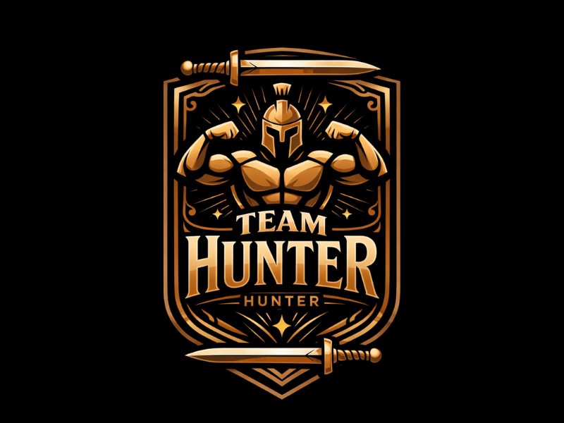 Hunter logo design by AndreBWid