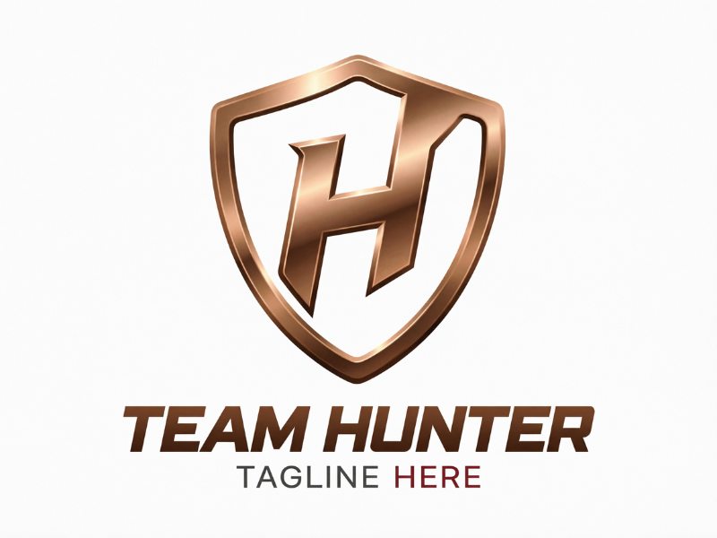 Hunter logo design by AndreBWid