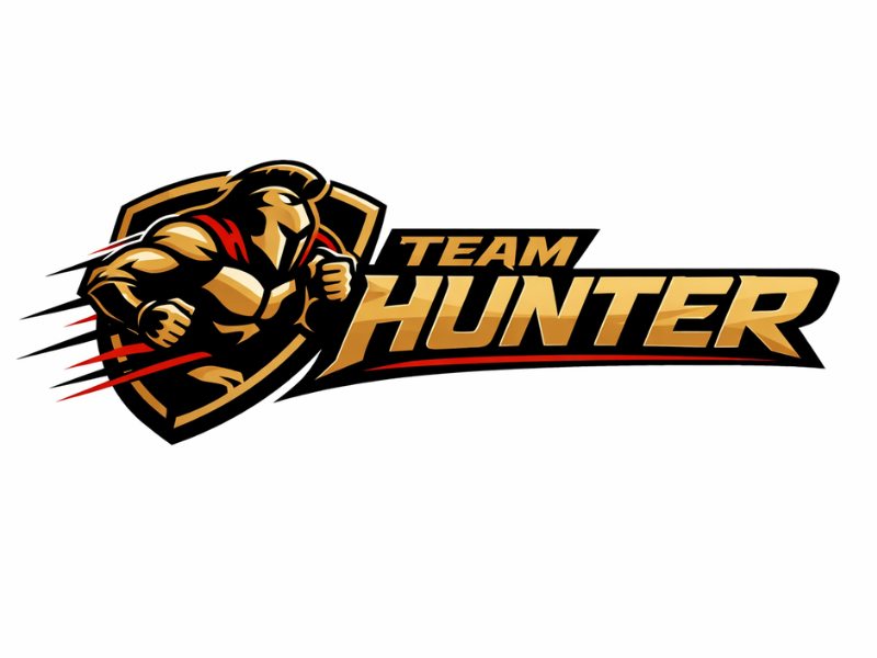 Hunter logo design by AndreBWid