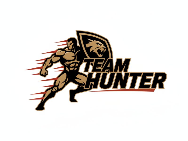 Hunter logo design by AndreBWid
