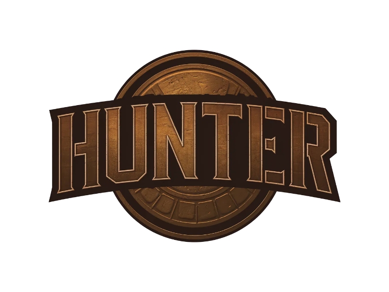 Hunter logo design by Marena