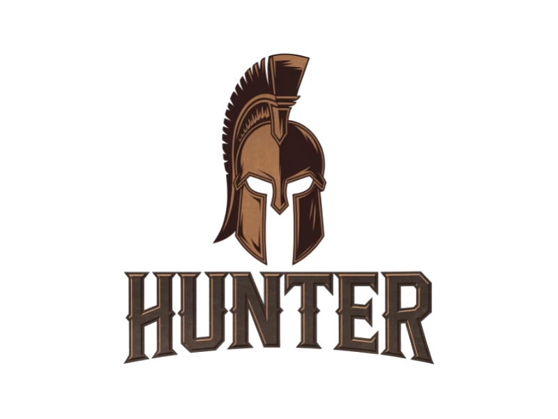 Hunter logo design by Marena