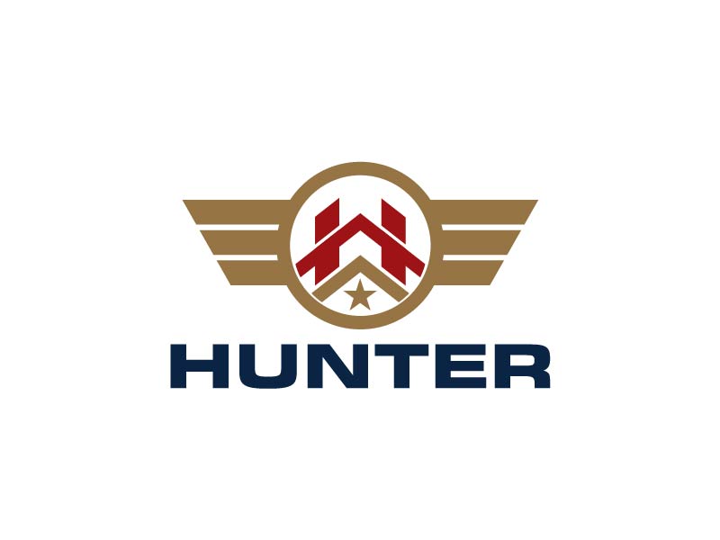Hunter logo design by superbeam