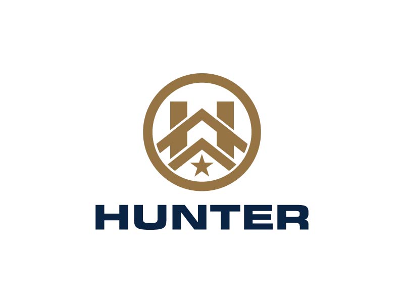 Hunter logo design by superbeam