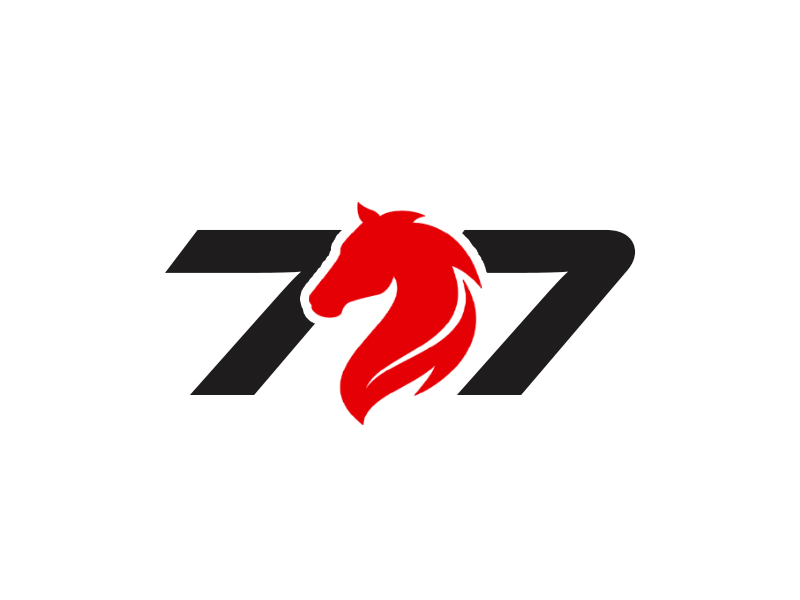 Triple 7's Racing logo design by ivonk