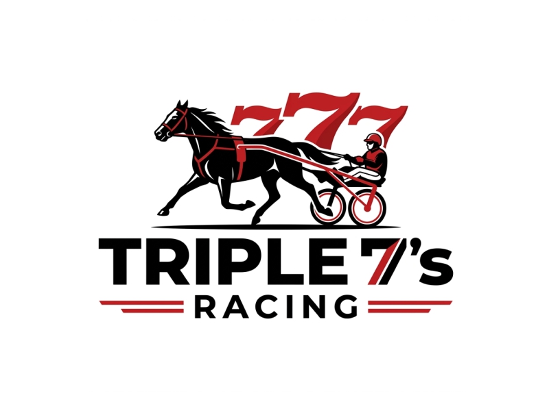 Triple 7's Racing logo design by sikas