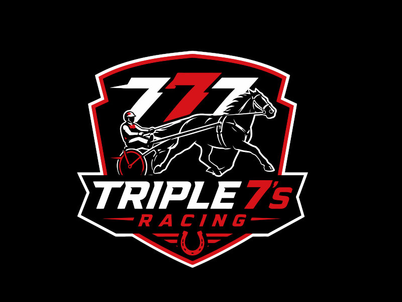 Triple 7's Racing logo design by mjmdesigns