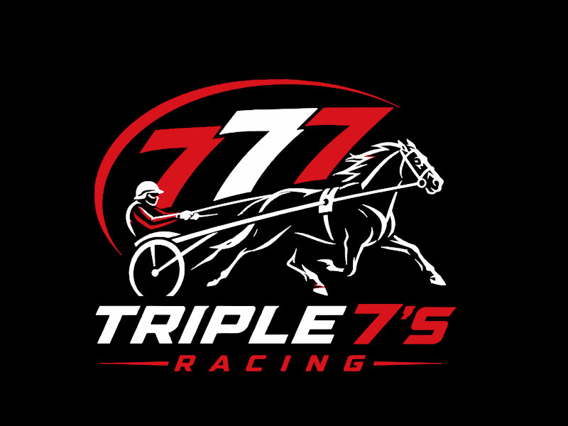Triple 7's Racing logo design by mjmdesigns