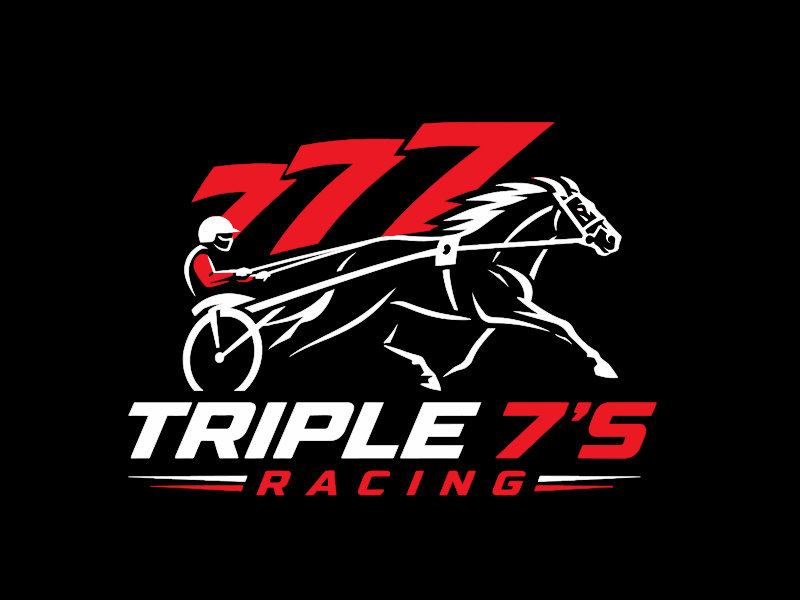 Triple 7's Racing logo design by mjmdesigns