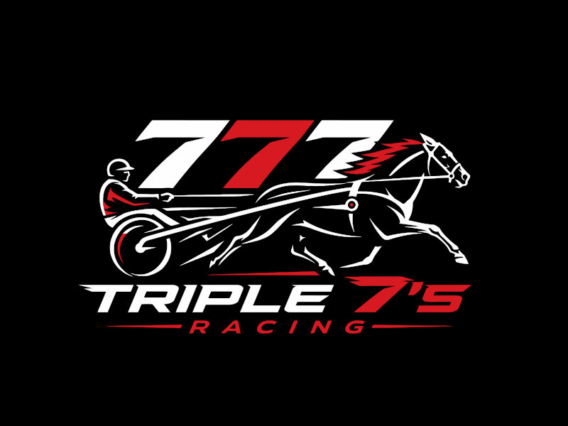 Triple 7's Racing logo design by mjmdesigns