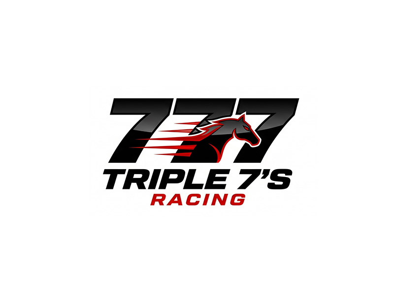 Triple 7's Racing logo design by IamSoya