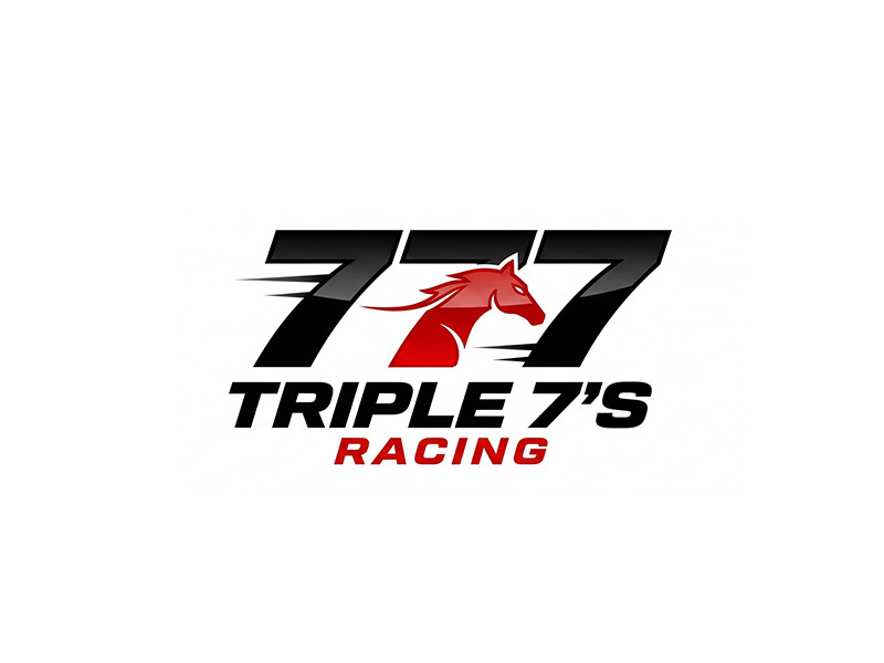 Triple 7's Racing logo design by IamSoya
