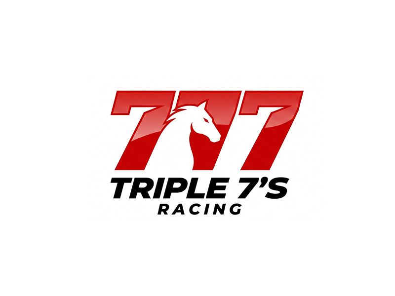Triple 7's Racing logo design by IamSoya