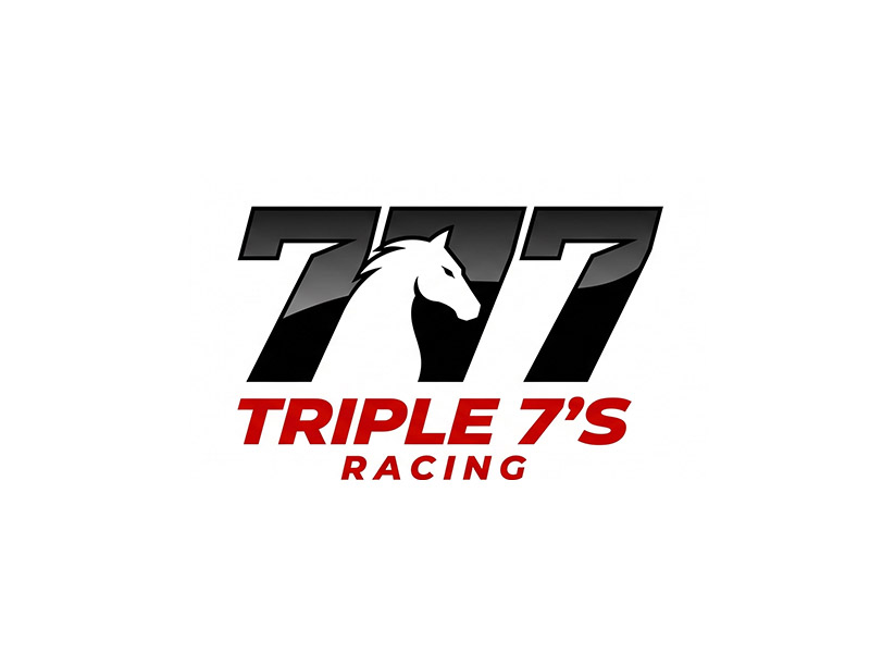 Triple 7's Racing logo design by IamSoya