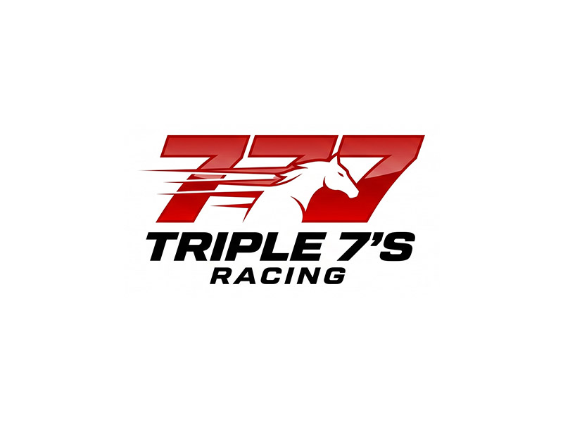 Triple 7's Racing logo design by IamSoya