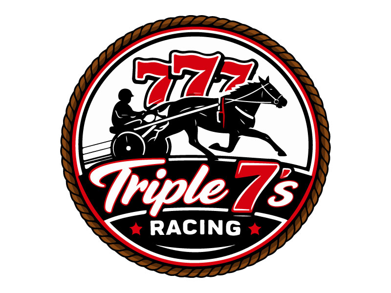 Triple 7's Racing logo design by Bad Boy
