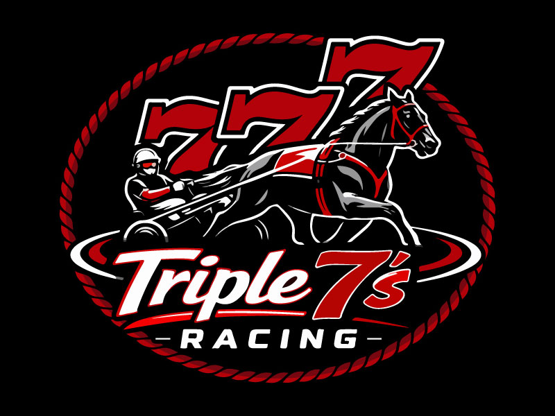 Triple 7's Racing logo design by Bad Boy
