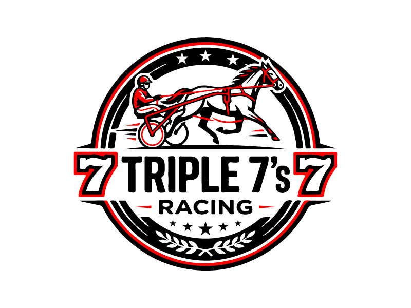 Triple 7's Racing logo design by Mr uink
