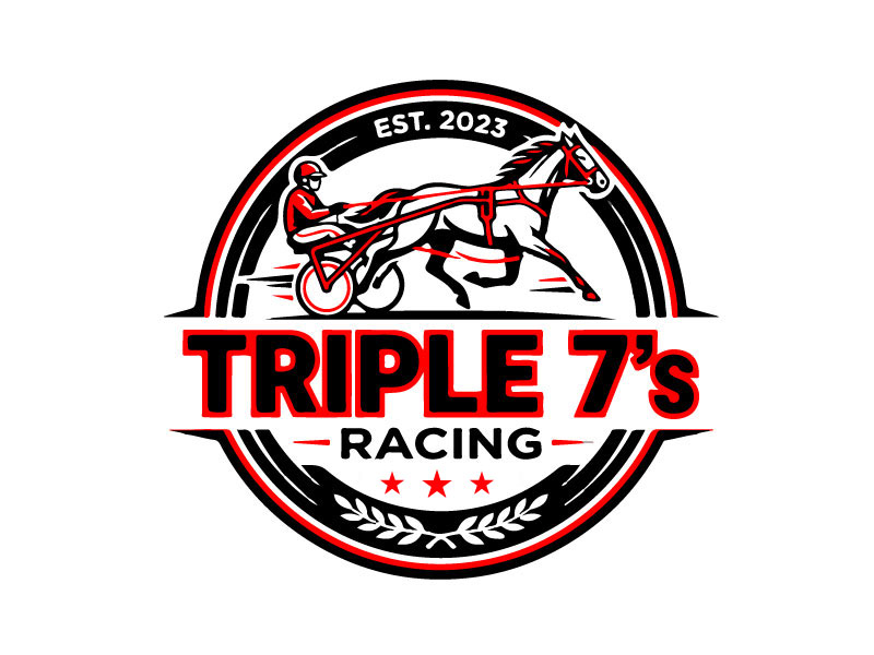 Triple 7's Racing logo design by Mr uink