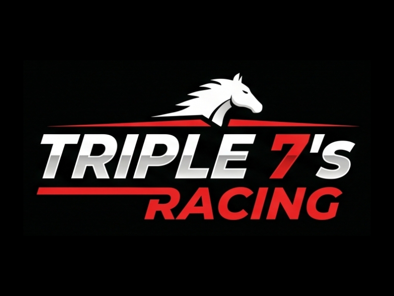 Triple 7's Racing logo design by Berkah Corel