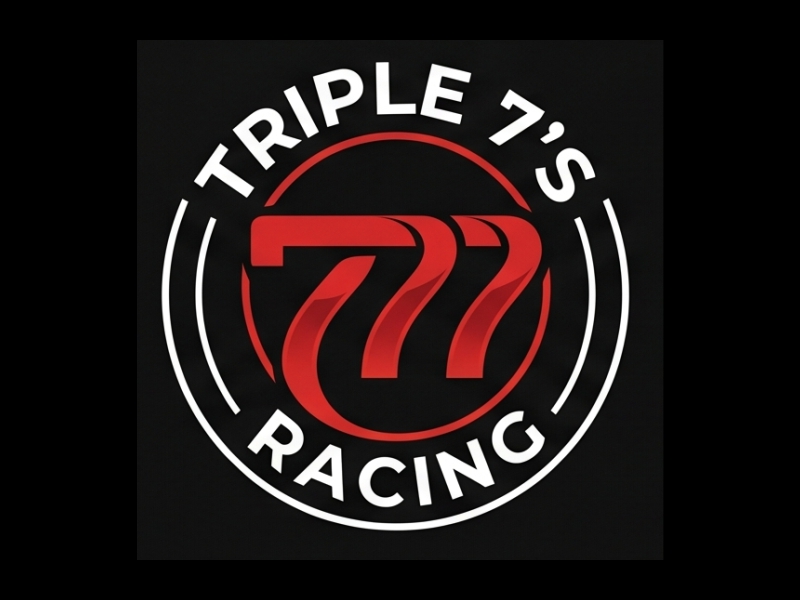 Triple 7's Racing logo design by Berkah Corel