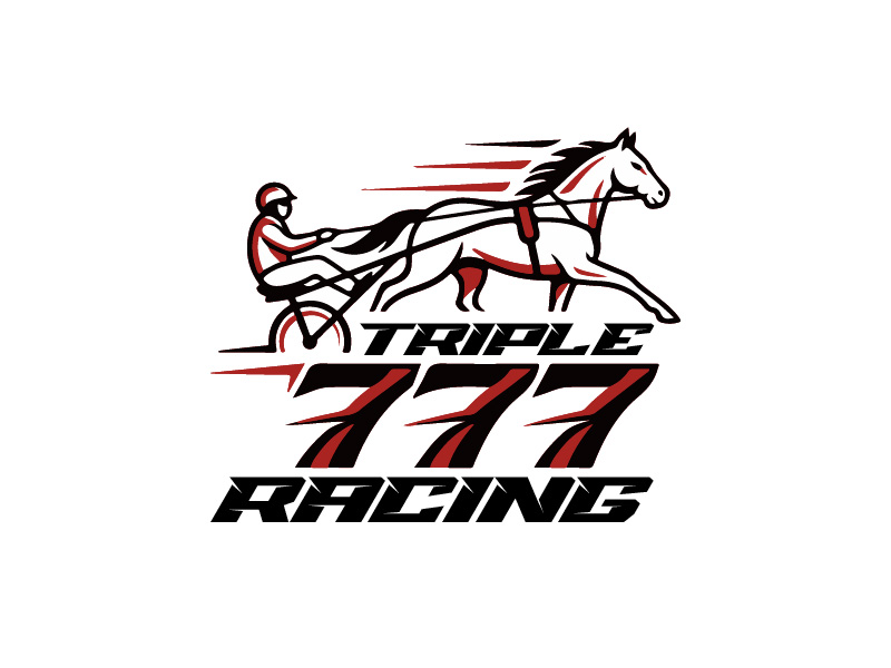 Triple 7's Racing logo design by Bright Ritchil