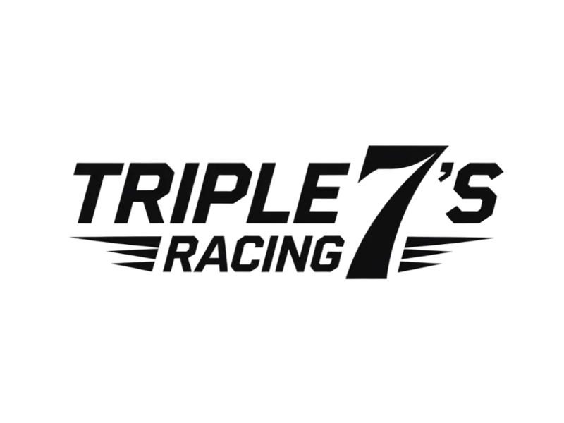 Triple 7's Racing logo design by D_king