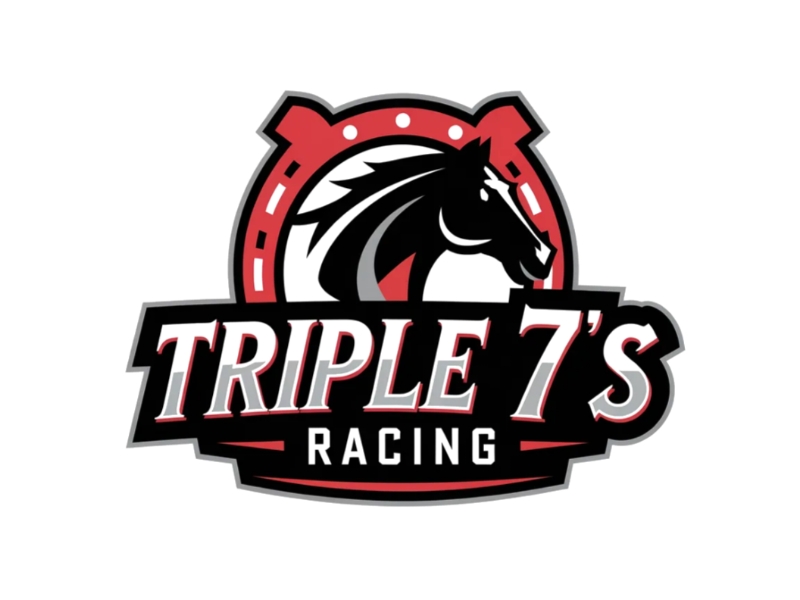 Triple 7's Racing logo design by D_king