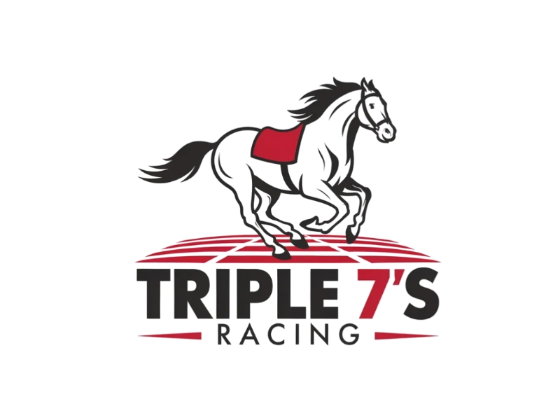 Triple 7's Racing logo design by D_king