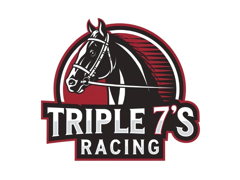 Triple 7's Racing logo design by D_king