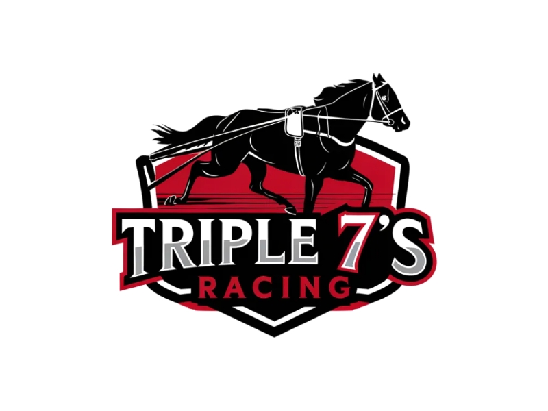 Triple 7's Racing logo design by D_king