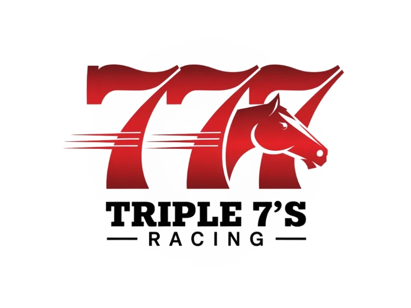 Triple 7's Racing logo design by D_king