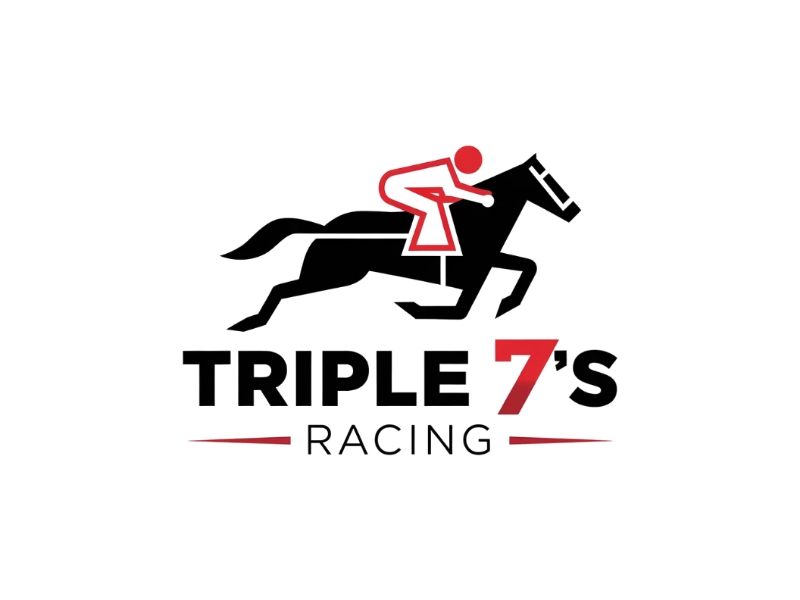 Triple 7's Racing logo design by D_king