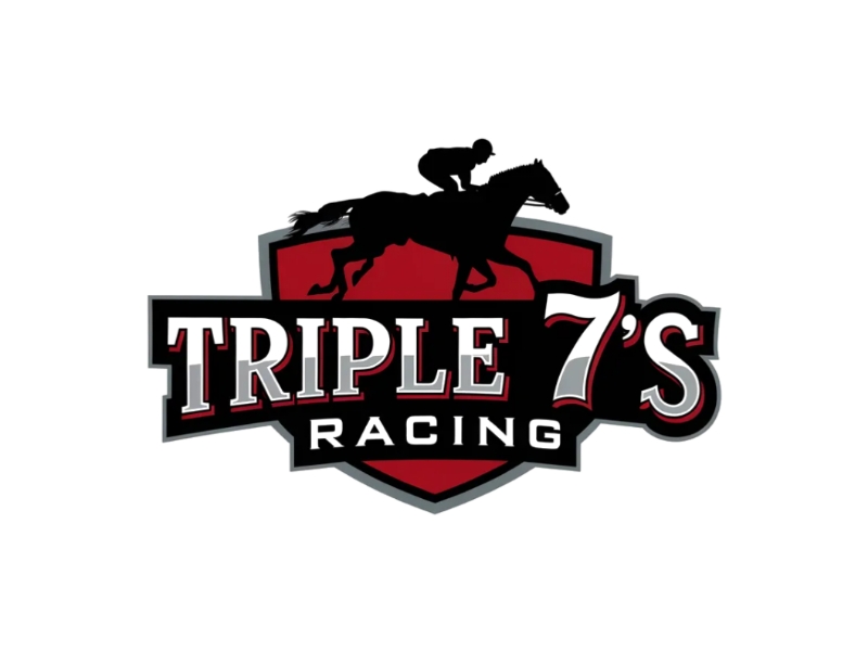 Triple 7's Racing logo design by D_king