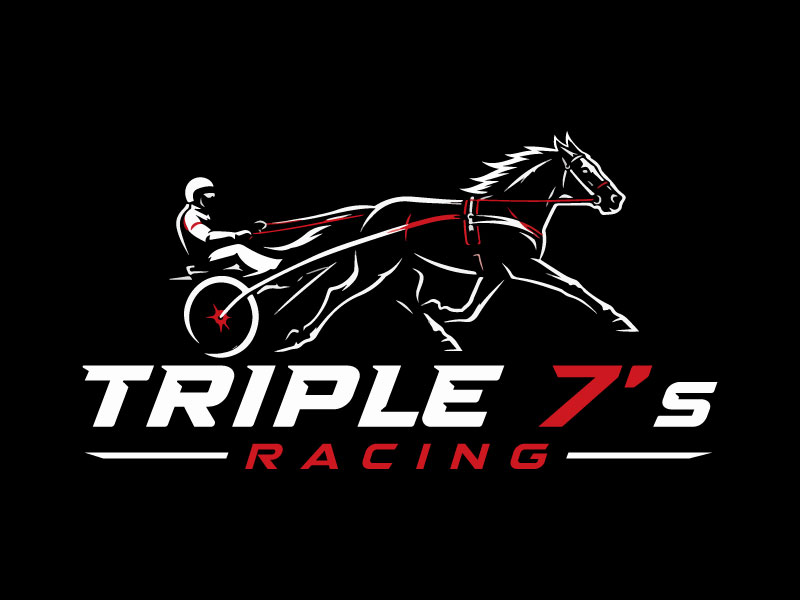 Triple 7's Racing logo design by Rahul Biswas