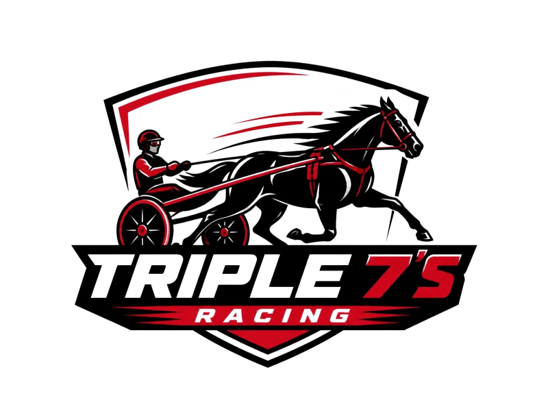 Triple 7's Racing logo design by ruki