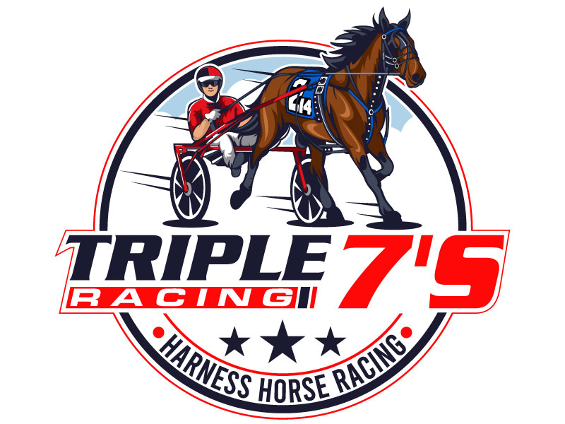 Triple 7's Racing logo design by LogoQueen