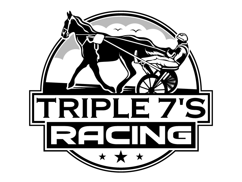 Triple 7's Racing logo design by LogoQueen