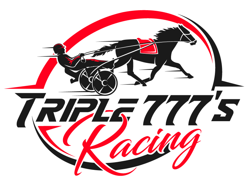 Triple 7's Racing logo design by design_brush