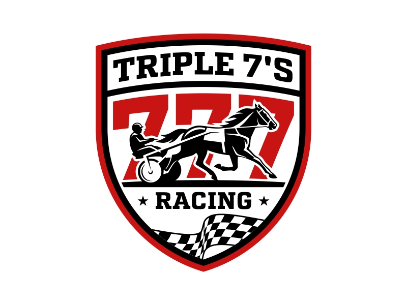 Triple 7's Racing logo design by ekitessar