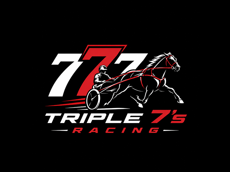 Triple 7's Racing logo design by D&D Graphix
