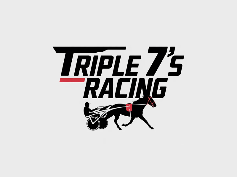 Triple 7's Racing logo design by Poki