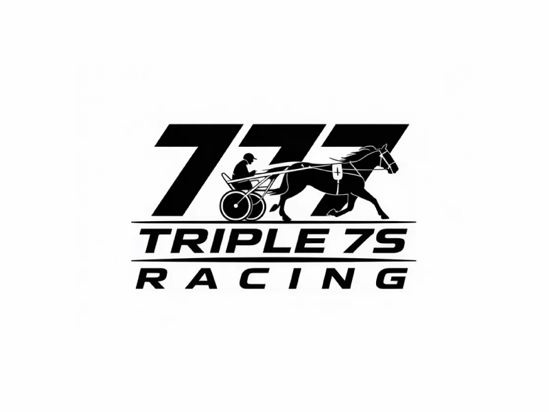 Triple 7's Racing logo design by Poki