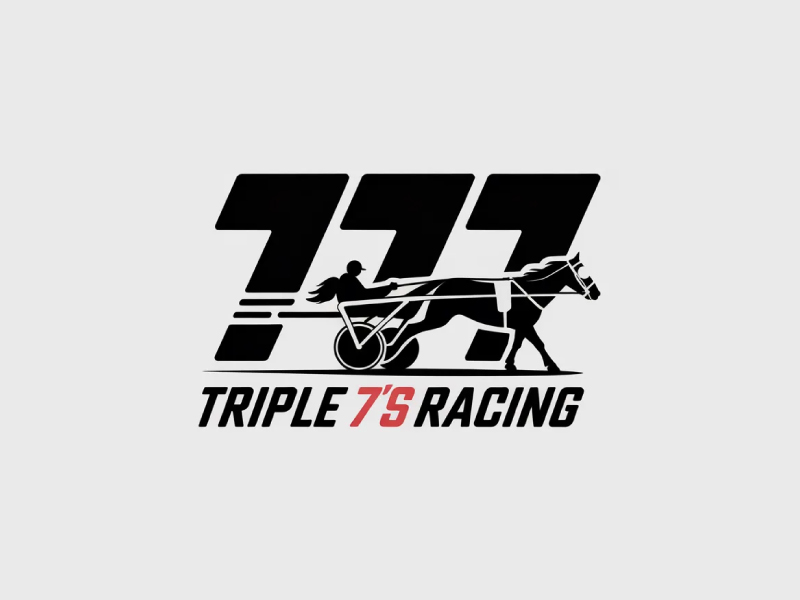 Triple 7's Racing logo design by Poki
