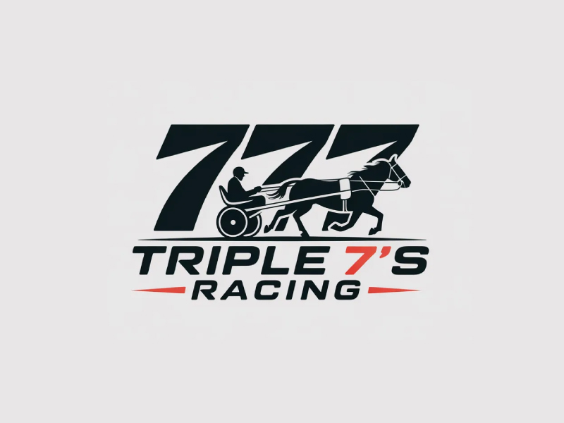 Triple 7's Racing logo design by Poki