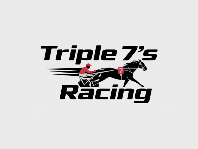 Triple 7's Racing logo design by Poki