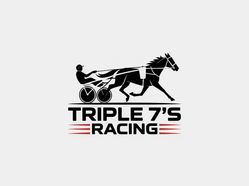 Triple 7's Racing logo design by Poki