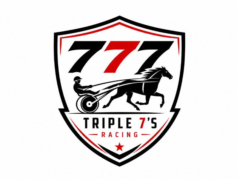 Triple 7's Racing logo design by DreamLogoDesign