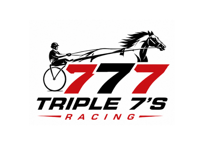 Triple 7's Racing logo design by DreamLogoDesign